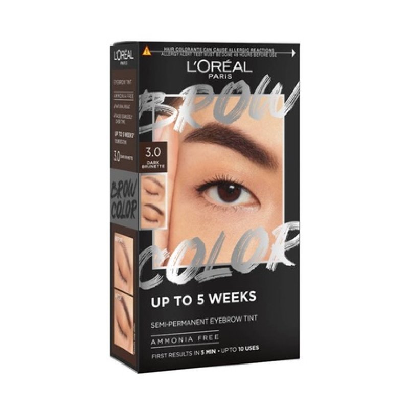 L'Oreal Paris Brow Color - Tinted Eyebrows For Up To 5 Weeks - Results In 5 Minutes - 30 Ml
