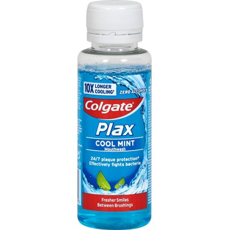 Colgate Plax Cool Mint Mouthwash - 100 ml, Anti-plaque