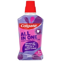 Colgate All In One Mouthwash 500ml - Immediate & Long-lasting Freshness and Cavity Protection - Alcohol-free
