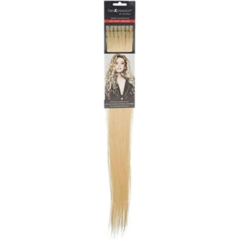 Balmain HairXpression Human Hair 25-Pieces 50cm Length 190g 22 Light Blonde