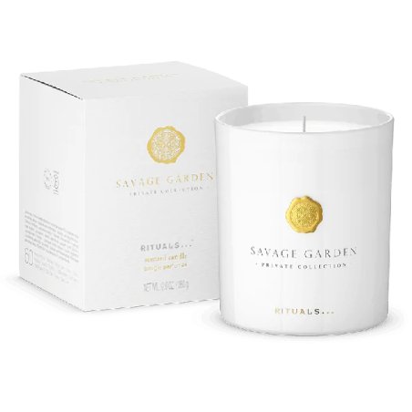 Rituals Savage Garden bougie en cire Rond Vétiver Blanc 1 pièce(s)
