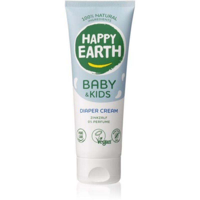 Happy Earth Natural Diaper Cream for Baby & Kids - 75 ml, Unscented