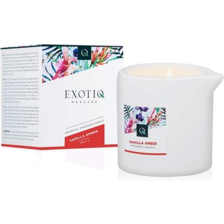 Exotiq Vanilla Amber Wellness Massage Candle and Oil