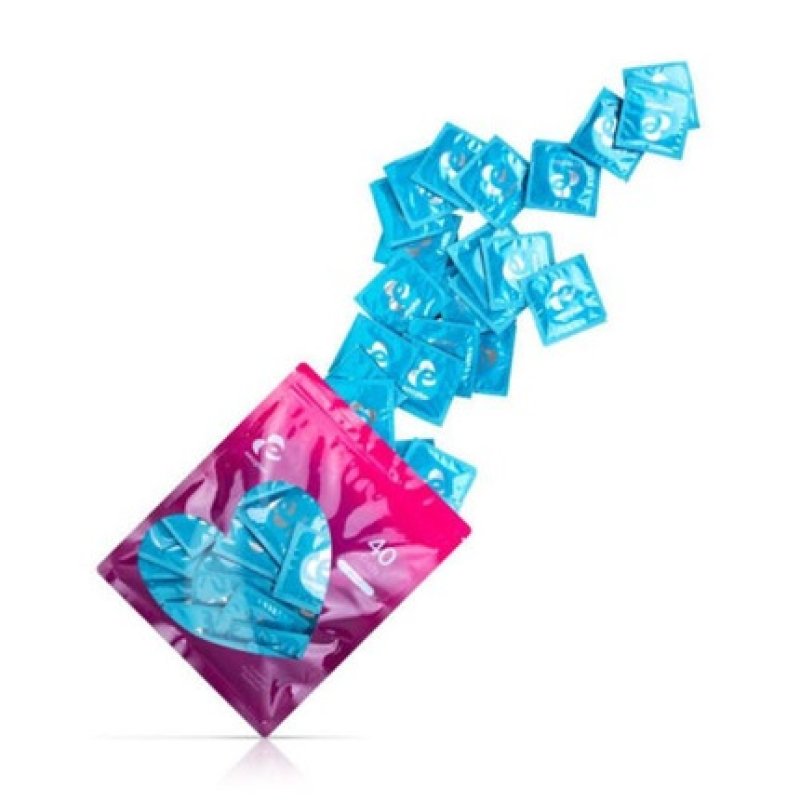 40s EasyGlide Extra Thin Condoms 54mm Condoms