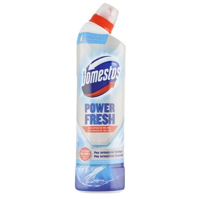 Domestos Power Fresh Toilet Gel Total Hygiene Ocean 700 Ml