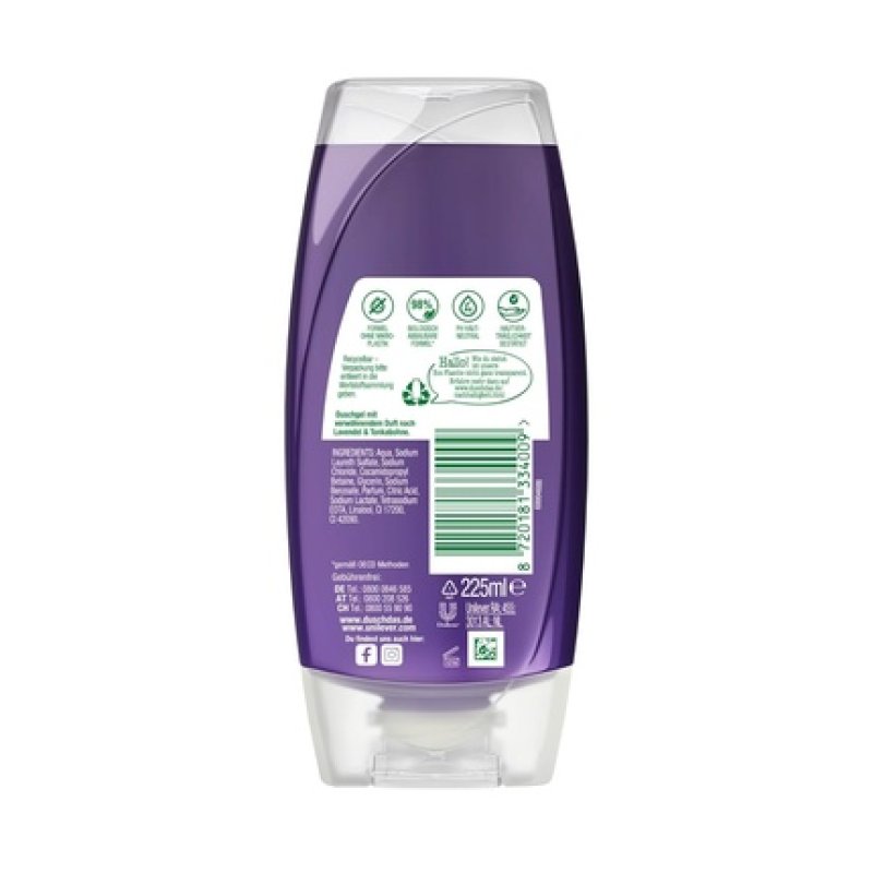 Duschdas Lavender Tonka Shower Gel 225ml