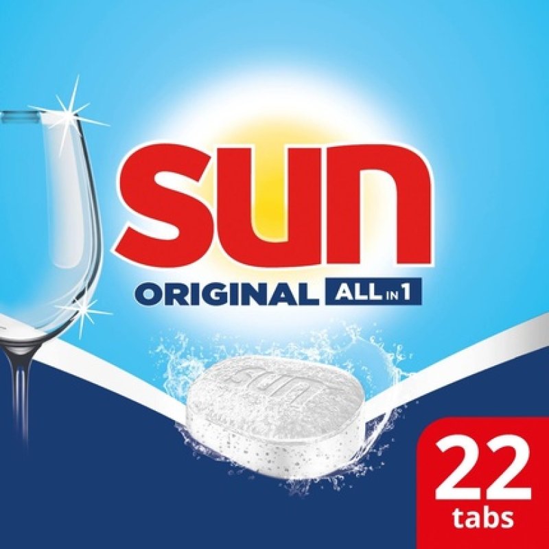 Sun All In 1 Tabs Normal - Effective Dishwashing Tablets