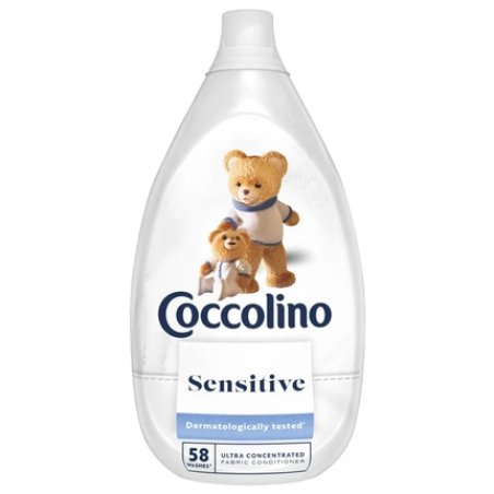 Coccolino Deluxe Sensitive Fabric Softener Rinse Aid - 870ml