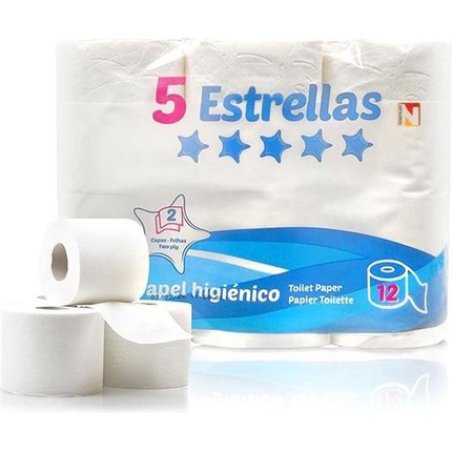 Toilet Paper "5 Estrellas" - 4 * 12 Rolls