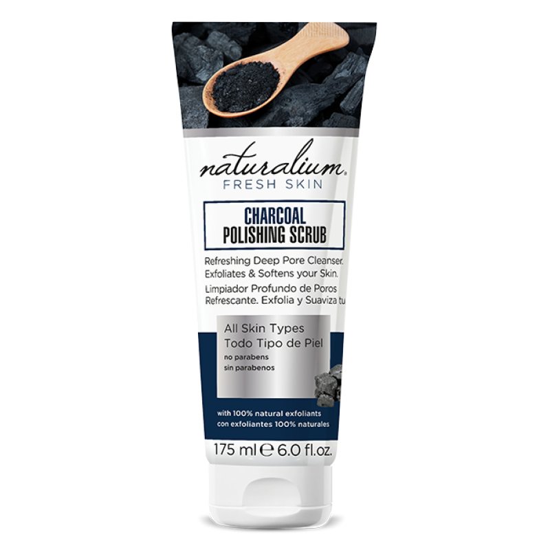 Naturalium Fresh Skin Charcoal Polishing Scrub 175ml