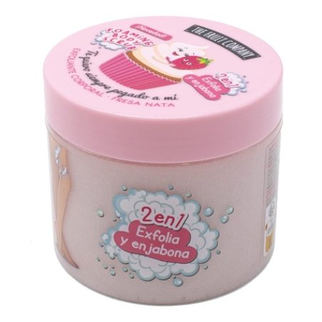 The Fruit Company Strawberry and NATA Exfoliating 400ml - 2-in-1 Exfoliating and Soap
