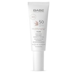 Baby-Labor HealthyAging Fluid SPF 50 Face Sunscreen Repairs and Corrects Elastic and Radiant Skin Fast Absorption