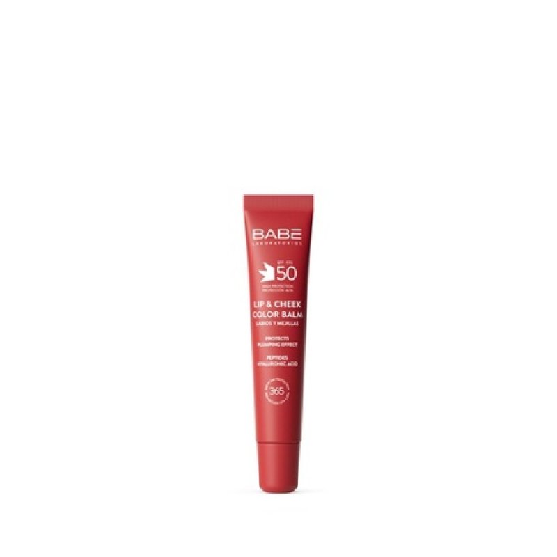 Lip & Cheek SPF 50 Red Photoprotector Balm - High Sun Protection