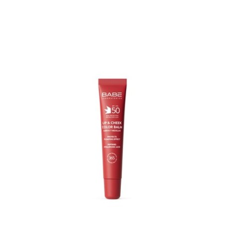 Lip & Cheek SPF 50 Red Photoprotector Balm - High Sun Protection