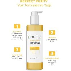Sinoz Perfect Purity Face Cleansing Oil for All Skin Types 400ml