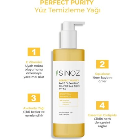 Sinoz Perfect Purity Face Cleansing Oil for All Skin Types 400ml