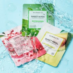 Farmasi Sheet Mask Moisturizing Soothing Energizing Refreshing Firming