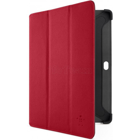 Etui rabat We compatible pour Galaxy Tab 2 -  10" (Rouge)