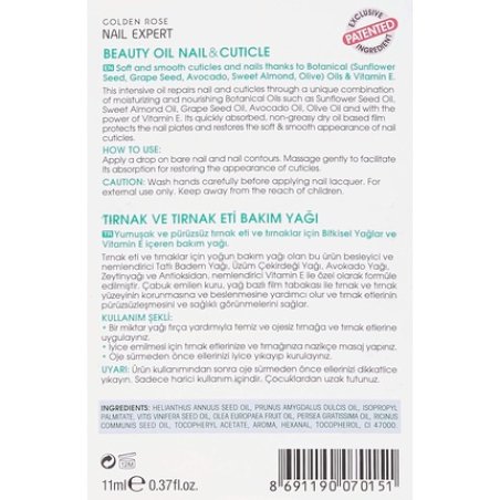 Golden Rose Nail Expert 05 Beauty Oil Nail & Cuticle