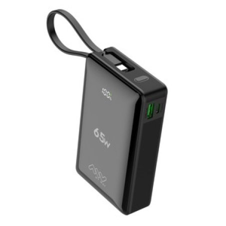 POWERBANK PC 20000MAH 65W USB-C USB-A NOIR