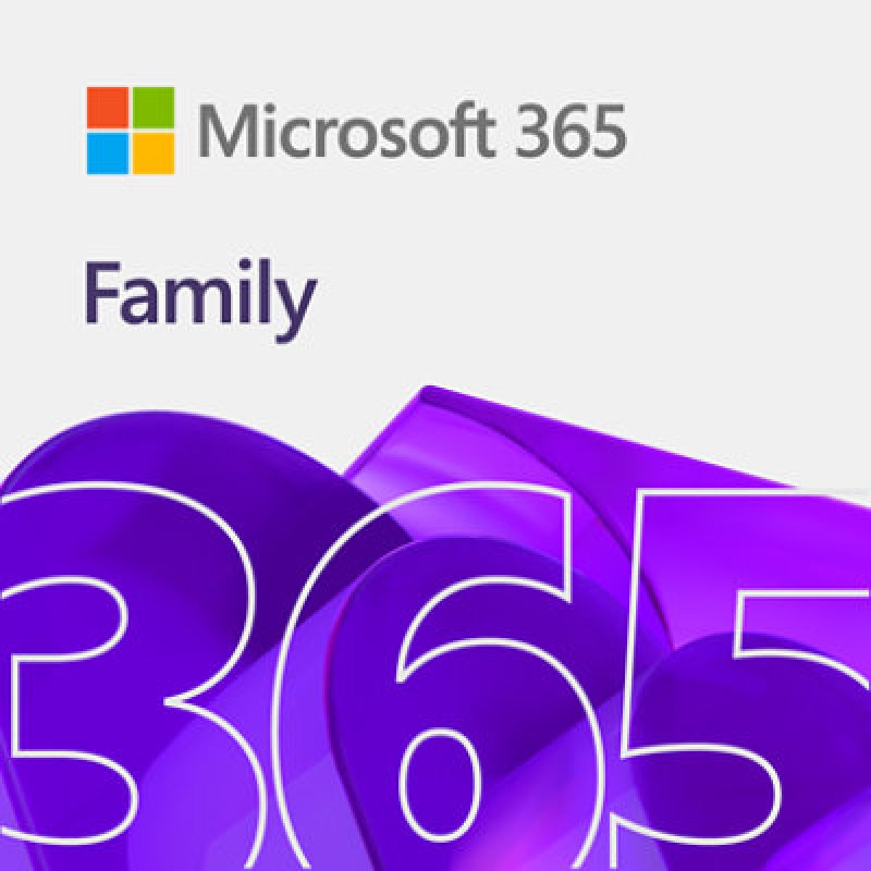 Microsoft 365 Family - 6 PC/MAC, 1 Year - ESD-DownloadESD