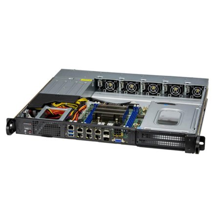 Supermicro SYS-110D-4C-FRAN8TP serveur barebone Intel SoC BGA 2579 Rack (1 U) Argent