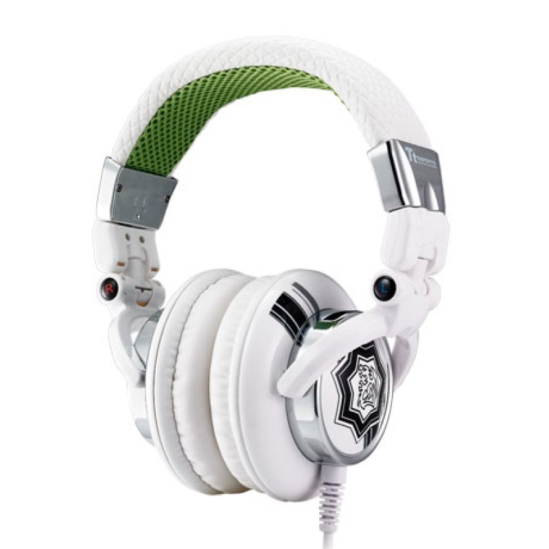 Tt eSPORTS DRACCO Headphones Wired Head-band Gaming Green, White
