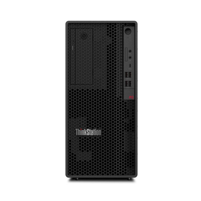 Lenovo ThinkStation P2 Tower 30JQ0043GE - Intel Core Ultra 7 265K, 32GB DDR5 RAM, 512GB SSD, Intel UHD Grafik, DVD-RW,