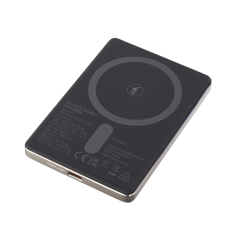 Intenso MW5000 Powerbank magnetic wireless