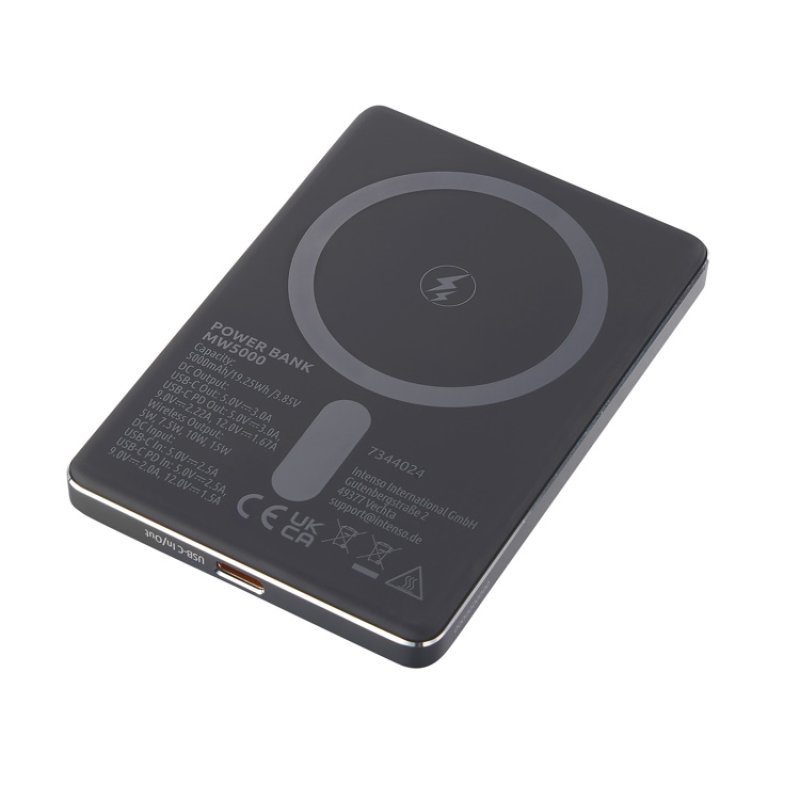 Intenso MW5000 Powerbank magnetic wireless