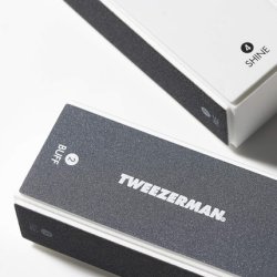 Tweezerman Nail Buffing Block 4 Sided Nail Buffer Blocks for Filing, Buffing, Smoothing, and Shining Nails at Home -