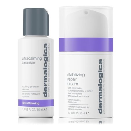 Dermalogica Skin Repair Duo Facial Cleanser and Moisturizer Set for Sensitive Skin