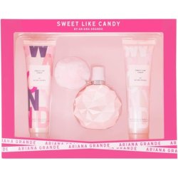 Sweet Like Candy by Ariana Grande for Women 3 Pc Gift Set 3.4oz EDP Spray, 3.4oz Body Souffle, 4oz Body Mist 340 ml