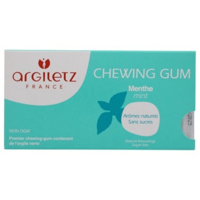 Argiletz Sugar-Free Green Chewing Gum 12 Pieces
