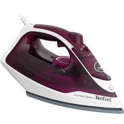 Tefal Express Steam FV2835E0 fer à repasser Fer à repasser à sec ou à vapeur Semelle en cérilium 2400 W Violet,