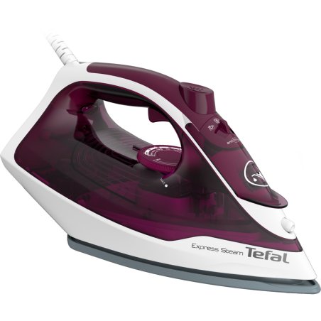 Tefal Express Steam FV2835E0 fer à repasser Fer à repasser à sec ou à vapeur Semelle en cérilium 2400 W Violet,