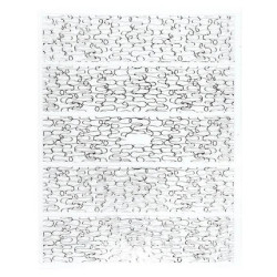 Beautynails Bna Stickers Xl Silver Entrelasse