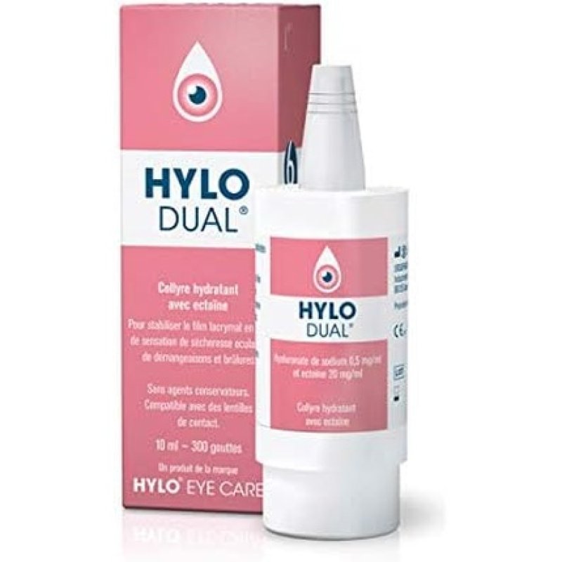 Hylo Dual Moisturizing Eye Drops with Ectoin 10ml