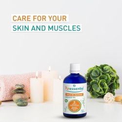 Puressentiel Organic Massage Oil with 3 Organic Vegetable Oils 3.38 fl oz