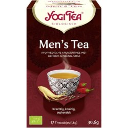 Yogi Teas Ayurvedic Organic Ancient Herbal Men's Tea 17 Bags