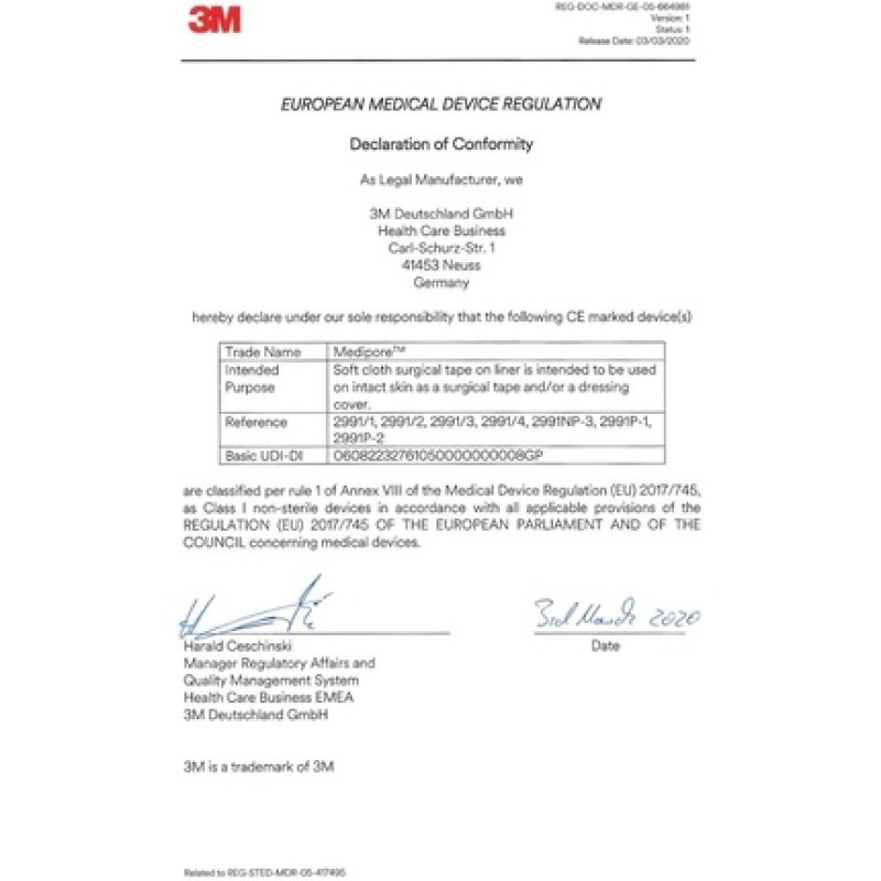 3M Medipore Elastic Bandage 100mm x 10m