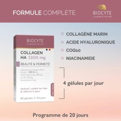 Biocyte Collagen HA 1300mg - Hydrates, Fills Wrinkles, Firms Skin