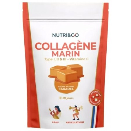 Nutri&Co Marine Collagen Type I, II, and III with Vitamin C 180g