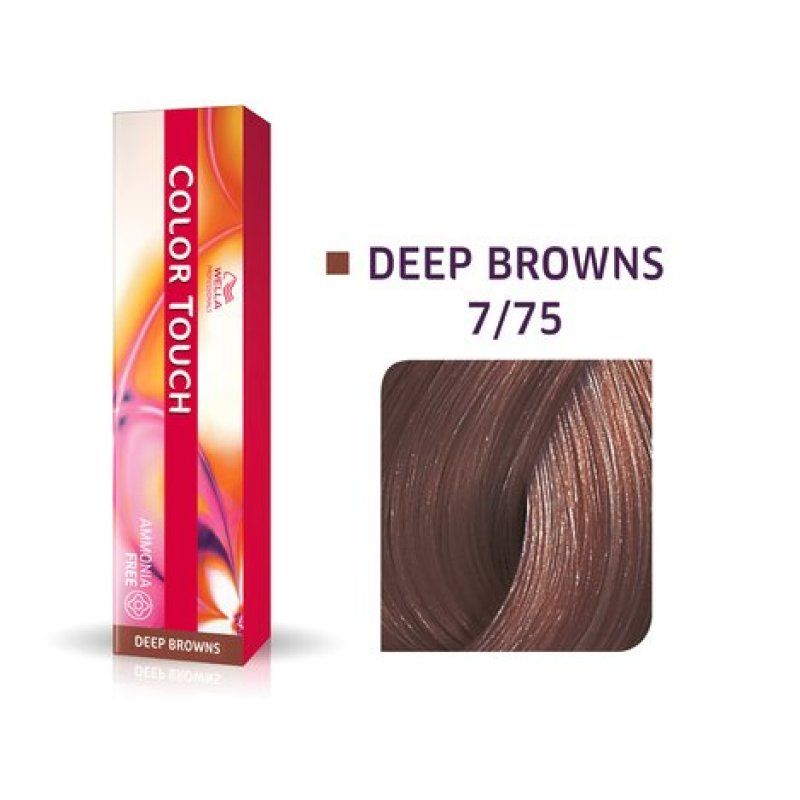 Wella Colour Touch Demi-Permanent Hair Colour No. 7/75 Deep Browns 60ml