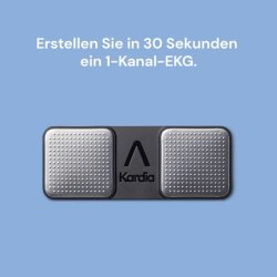 AliveCor KardiaMobile EKG Monitor FDA Approved Cable-Free Compatible with Your Smartphone Detects Atrial Fibrillation