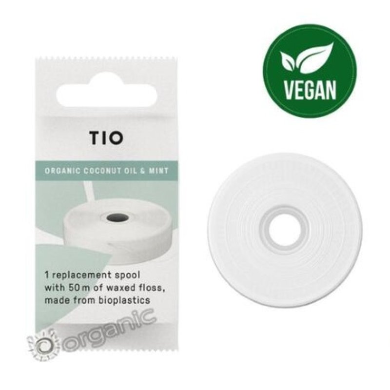 Tio Sustainable Dental Floss Mint Flavor 50 Meters