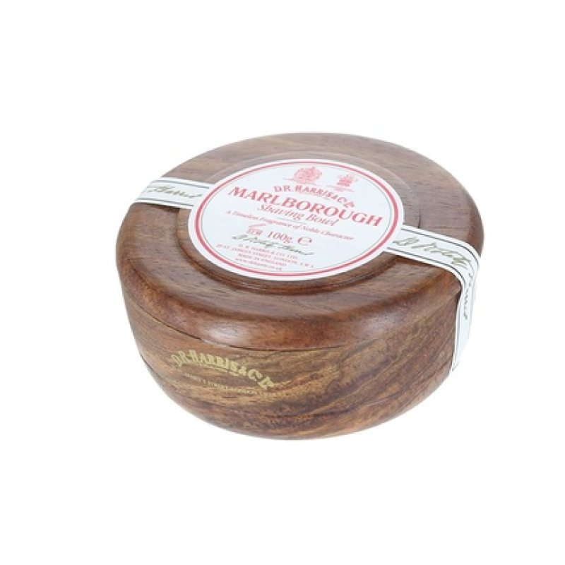 D.R. Harris Marlborough Shaving Soap in Mahogany Bowl