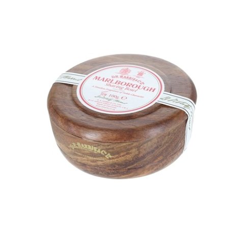 D.R. Harris Marlborough Shaving Soap in Mahogany Bowl