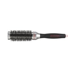 Olivia Garden ProThermal Adult Round hairbrush Black, Silver 1 pc(s)