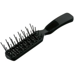 Comair Mini Vent Brush Black with Nubs 5 Rows